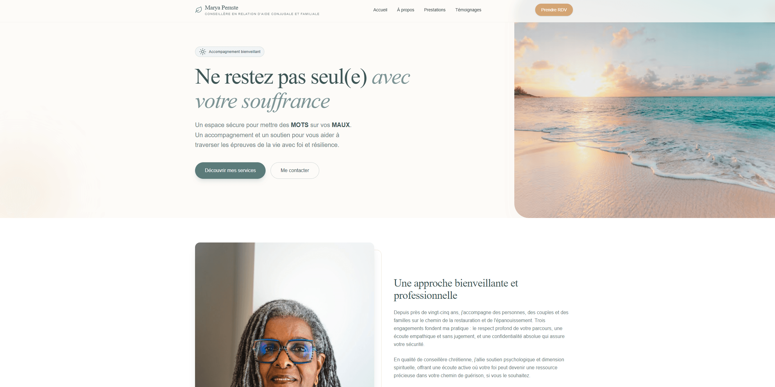 Aperçu du site Marya Peraste